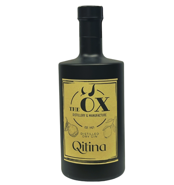 The Ox Qitina ( Gl&uuml;h) Gin 41 % 0,5l