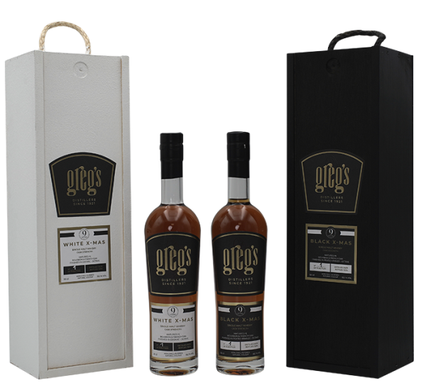 Black + White X-Mas - Limited Edition Single Malt Whisky 9 Years je 0,5l