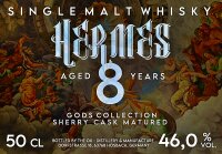 Gods Collection- Hermes 8 yo Oloroso cask 46 % Vol. 0,5 L