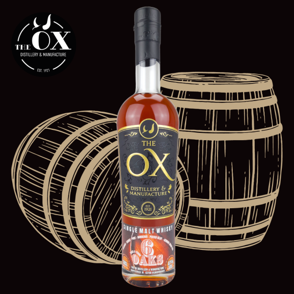 Six  Oaks Peated Single Malt Whisky 0,5L 47 % Vol.